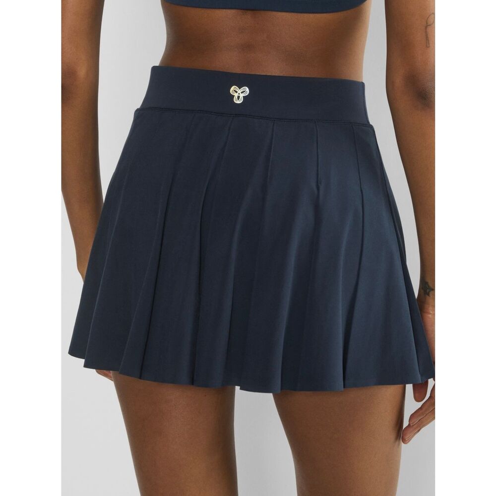 TNA Aritzia Athleisure Pleated Pickleball Skirt Size M Navy
